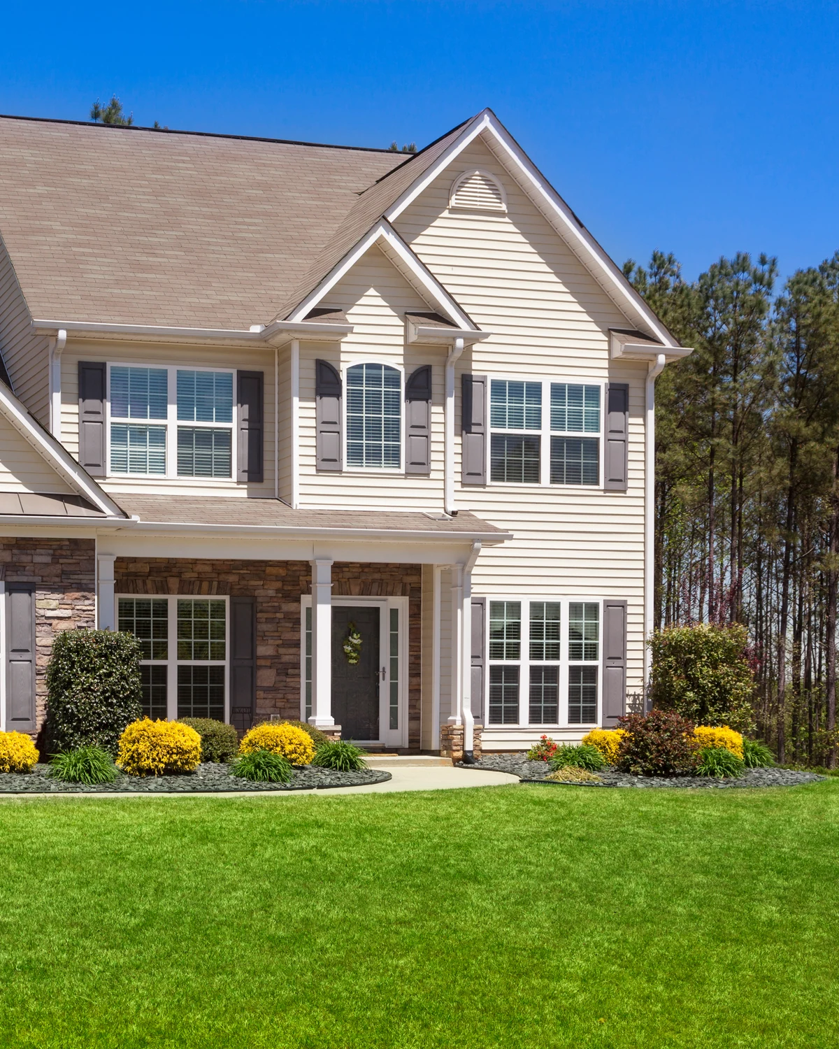 Traditional two-story home representing Hoover residential living